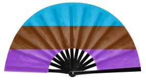 Androsexual Pride Flag Snap Fan