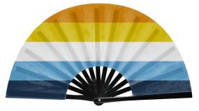 Aroace Pride Flag Snap Fan