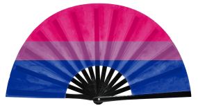 Bisexual Pride Flag Snap Fan