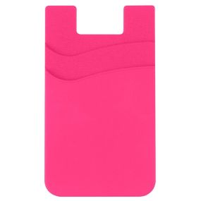pink dual pocket phone wallet