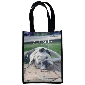 Customizable PET Tote Bag 8" W x 10" H x 4" D