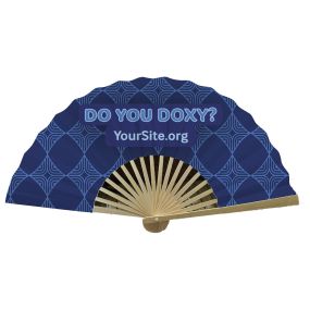 Do You Doxy  Bamboo Snap Fan
