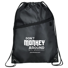 Don't Monkey Around - Robin Drawstring Bag