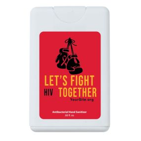 Fight HIV Together - Hand Sanitizer Card .66 Oz.