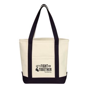 Fight HIV Together - Cotton Canvas Tote Bag