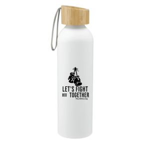 Fight HIV Together - Ryze Aluminum Sports Water Bottle 22 oz