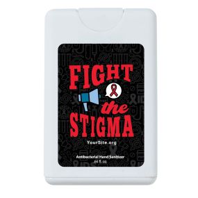 Fight The Stigma - Hand Sanitizer Card .66 Oz.