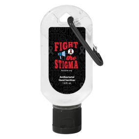 Fight The Stigma - 1.8 Oz. Hand Sanitizer With Carabiner