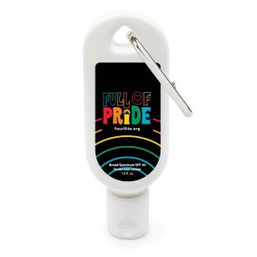Full Of Pride - 1.8 Oz. Sunscreen With Carabiner Spf 30