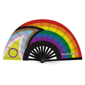 Intersex-Inclusive Pride Flag Snap Fan