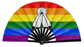 Two Spirit Pride Flag Snap Fan