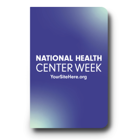 National Health Center Week (Blue) - Soft Touch Notebook