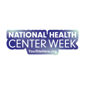 National Health Center Week (Blue) - Sticker