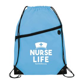 Nurse Life - Robin Drawstring Bag