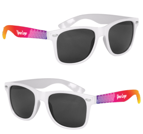 U=U Rainbow Gradient  Collection - Full-Color Malibu Sunglasses