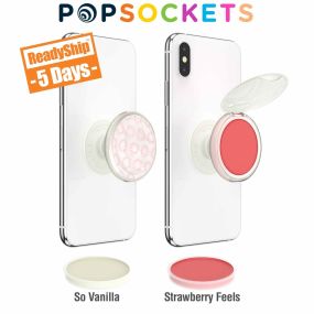 personalized clear popsocket with lim balm flavors