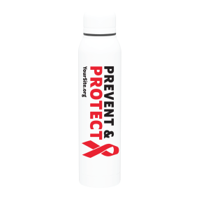 Prevent & Protect - Full Color Silo Insulated Bottle 16.9 Oz.