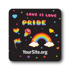 Love Is Love Pride  Coaster