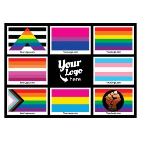 Pride Flag Sticker Sheet