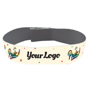  Pride Confetti Dye-Sublimated Wristband - Unique All-Over Print Accessory