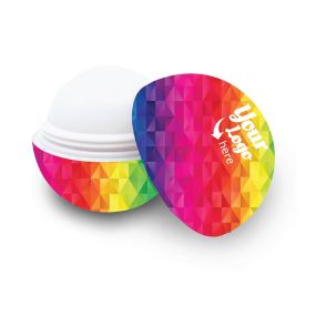Rainbow Mosaic Round Lip Balm