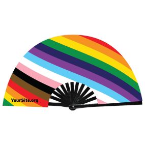 Swirl Pride Snap Fan