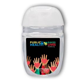 Public Health Saves Lives - Hand Sanitizer Gel Pocket Bottle