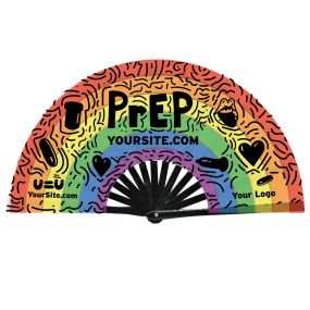 Rainbow Prep Snap Fan