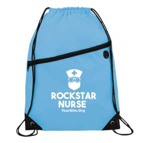 Rockstar Nurse - Robin Drawstring Bag