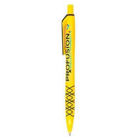 personalize yellow pen with full color imprint saying profusion speciality pharmacy