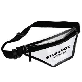 Stop The Pox - Clear Fanny Pack