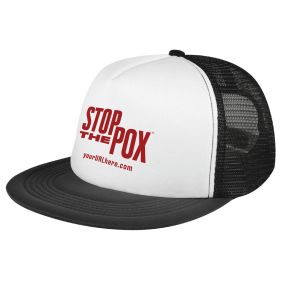 Stop The Pox - Flat Bill Trucker Cap
