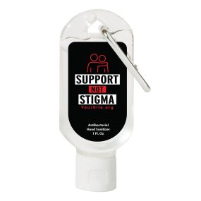 Support Not Stigma - 1 Oz. Hand Sanitizer With Carabiner