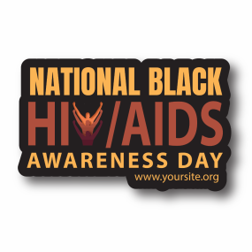 TRIO National Black HIV/AIDS Awareness Day - Sticker