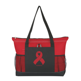 World AIDS Day Ribbon - Voyager Tote Bag