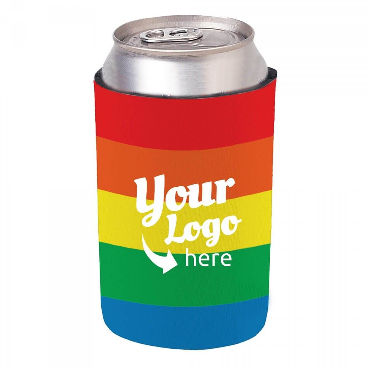 Rainbow koozie sale