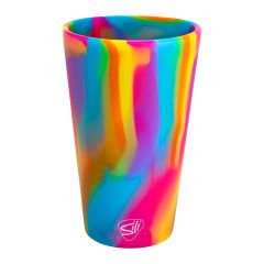 Silipint Original Silicone Pint Glass 16oz - Pride Tye-dye 