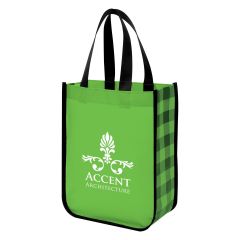 personalized tote bag with carrying handles