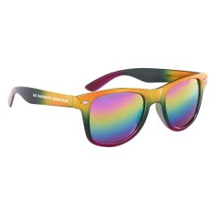 personalized rainbow sunglasses with imprint on right side