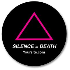 Silence = Death Sticker