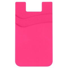 pink dual pocket phone wallet
