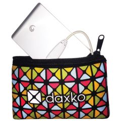 Custom Full Color Scuba Bag Organizer - 7" x 4" Zippered Pouch