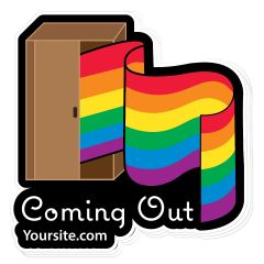 Coming Out Sticker