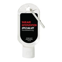 Disease Intervention Specialist - 1 Oz. Hand Sanitizer With Carabiner