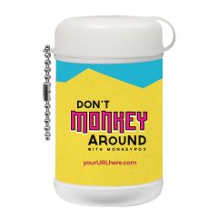 Don't Monkey Around - Mini Wet Wipe Canister
