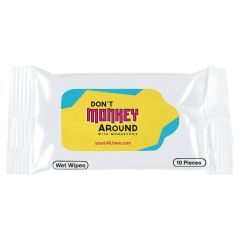 Don't Monkey Around - Wet Wipe Packet