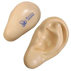 personalized ear stress reliever with imprint on back