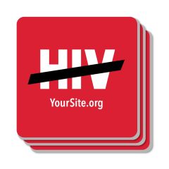 End HIV Coaster