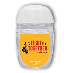 Fight HIV Together - Hand Sanitizer Gel Pocket Bottle