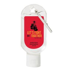 Fight HIV Together - 1 Oz. Hand Sanitizer With Carabiner